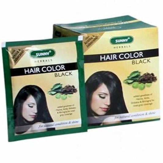 hair color black (pack of 12) colour