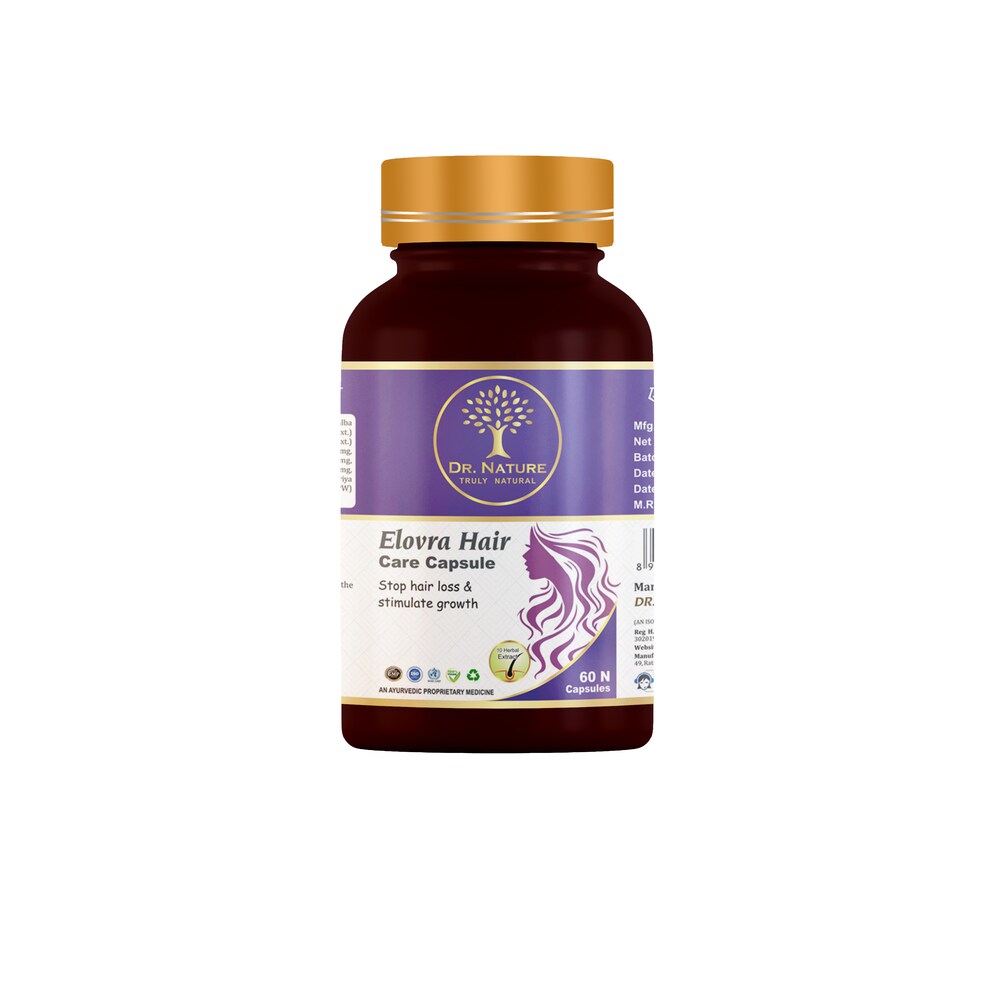 Dr. Nature Elovra Hair Care Capsule - 500mg - 60 Capsules