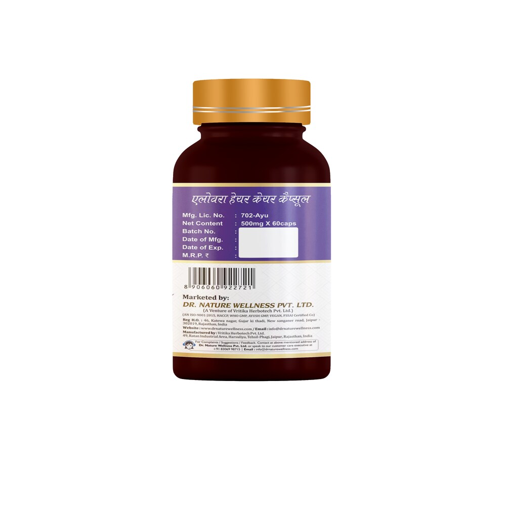 Dr. Nature Elovra Hair Care Capsule - 500mg - 60 Capsules