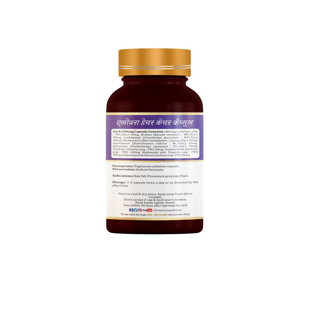 Dr. Nature Elovra Hair Care Capsule - 500mg - 60 Capsules