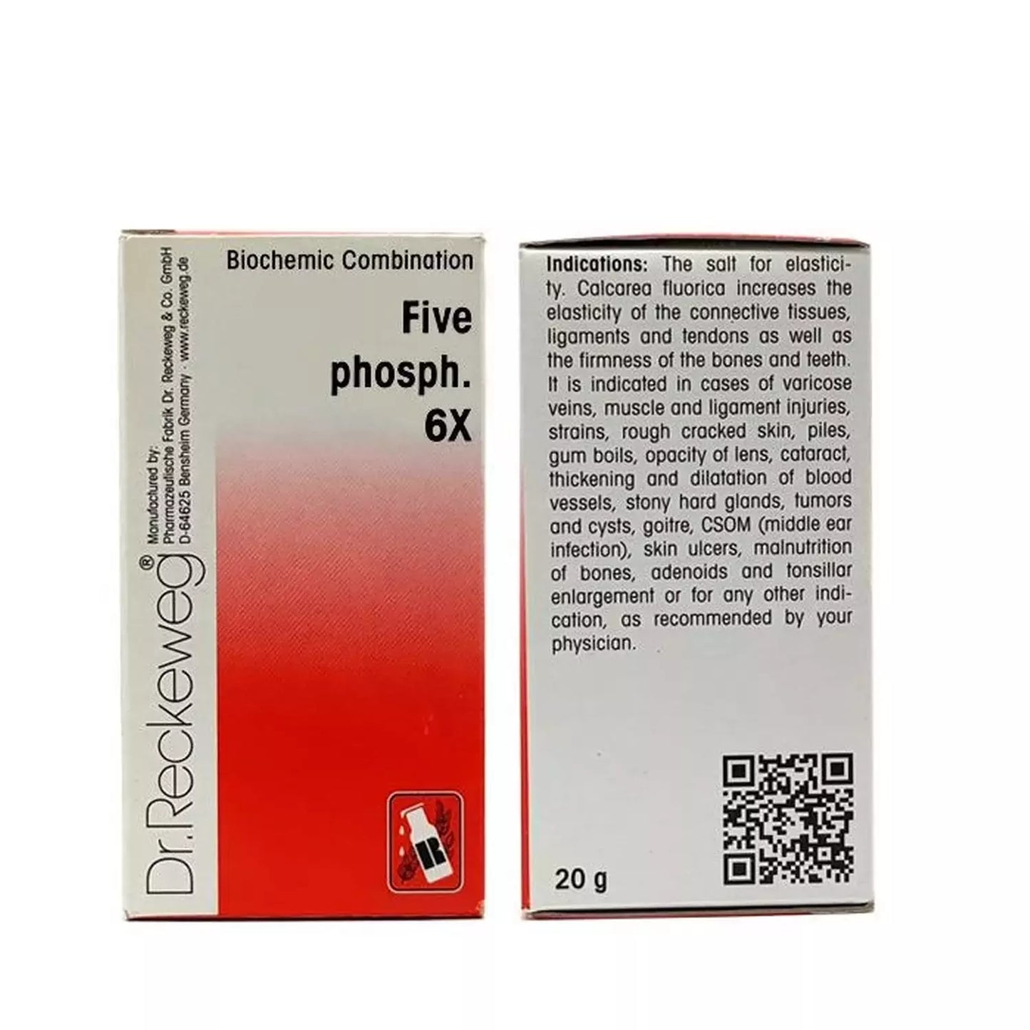 Dr. Reckeweg Five Phos 6X Tablet - 20gm - Pack of 2