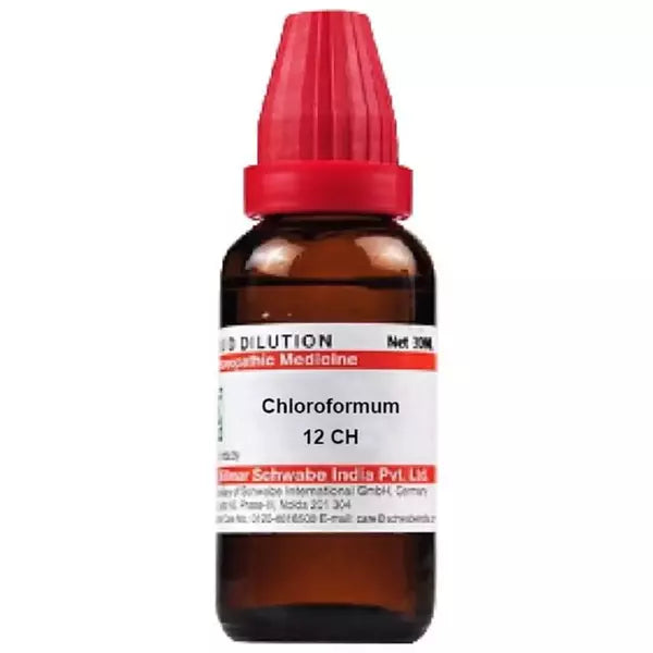 Dr Willmar Schwabe India Chloroformum Dilution 12 CH - 30ml (Pack of 2)