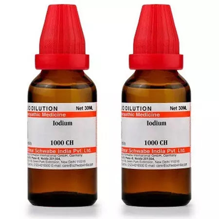 Dr Willmar Schwabe India Iodium Dilution 1000 CH - Pack of 2
