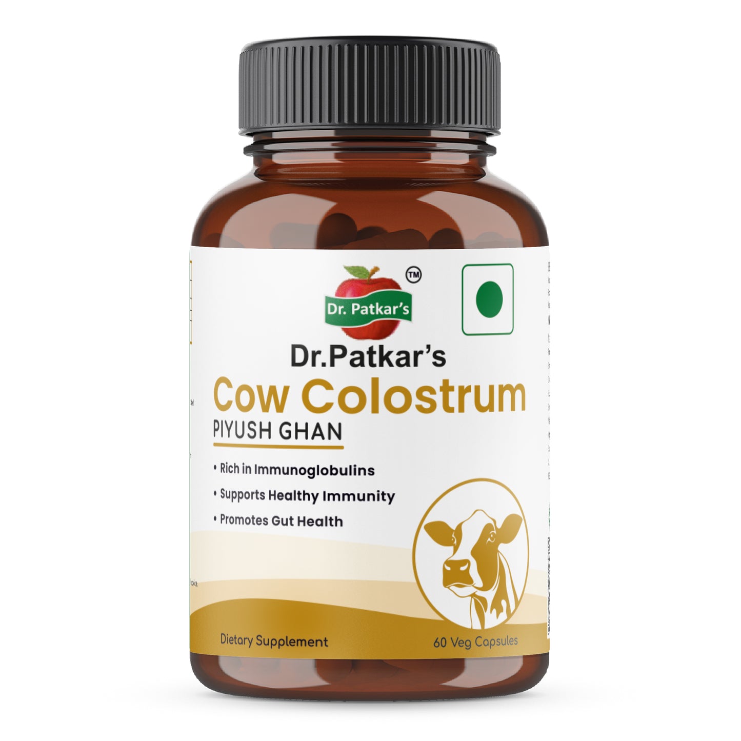 Dr. Patkar's Bovine Colostrum Capsule | Immunity Booster | Manage Thyroid Hormone Capsule