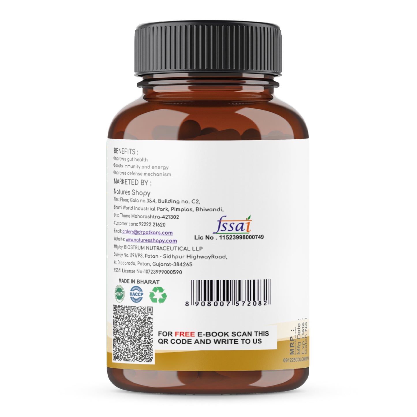 Dr. Patkar's Bovine Colostrum Capsule | Immunity Booster | Manage Thyroid Hormone Capsule