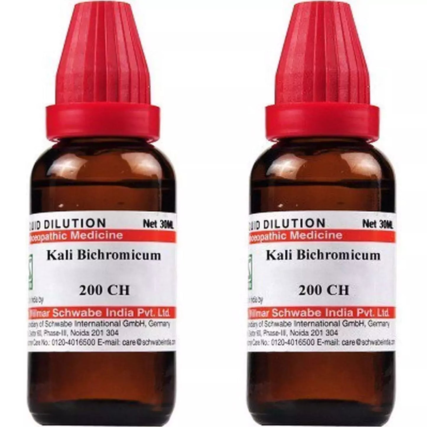 Dr Willmar Schwabe India Kali Bichromicum Dilution 200 CH - 30ml (Pack of 2)