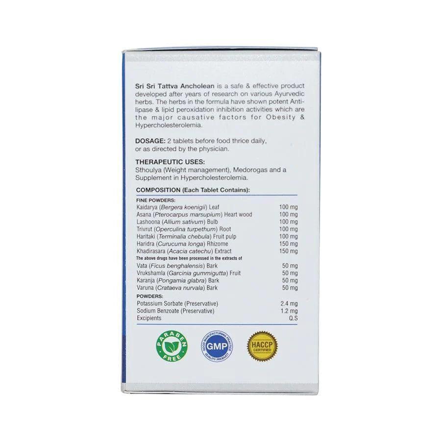 Sri Sri Tattva Ancholean Tablet - 1000mg - 60 Tablet - Pack of 2