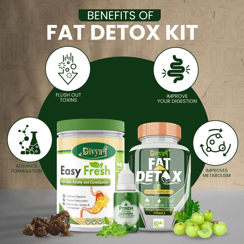 Divya Shree Fat Detox Kit - Supplements Combo