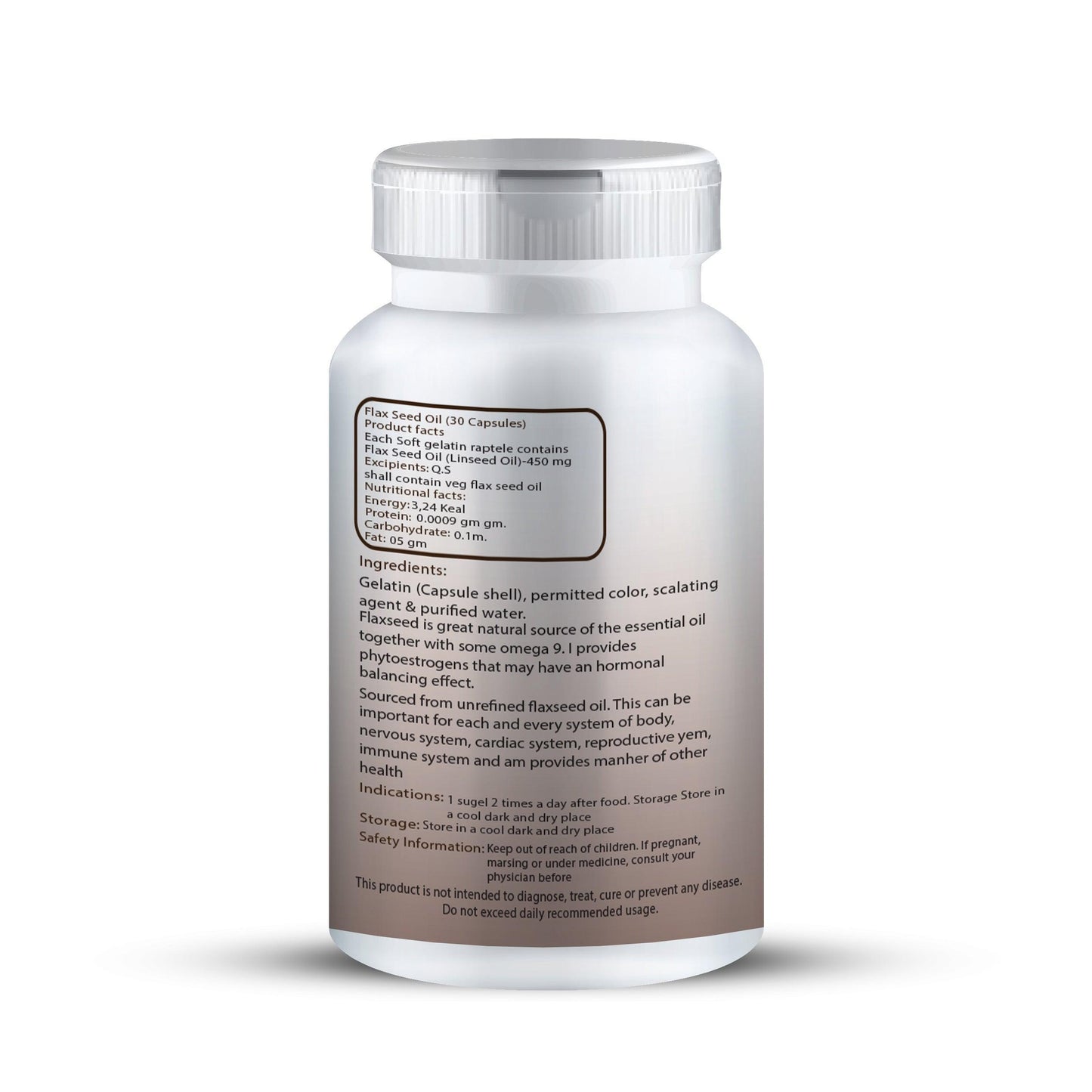 Zenius flaxseed Oil Capsules - 30 Capsules