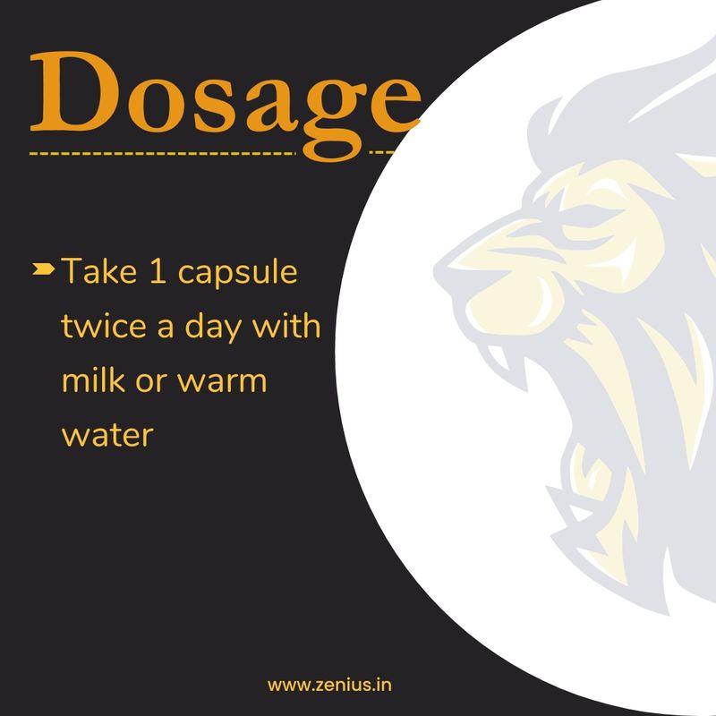 Zenius Gold Plus Capsules - Sex Capsules for Sexual Health, Stamina, and Energy Boosting - 60 Capsules-