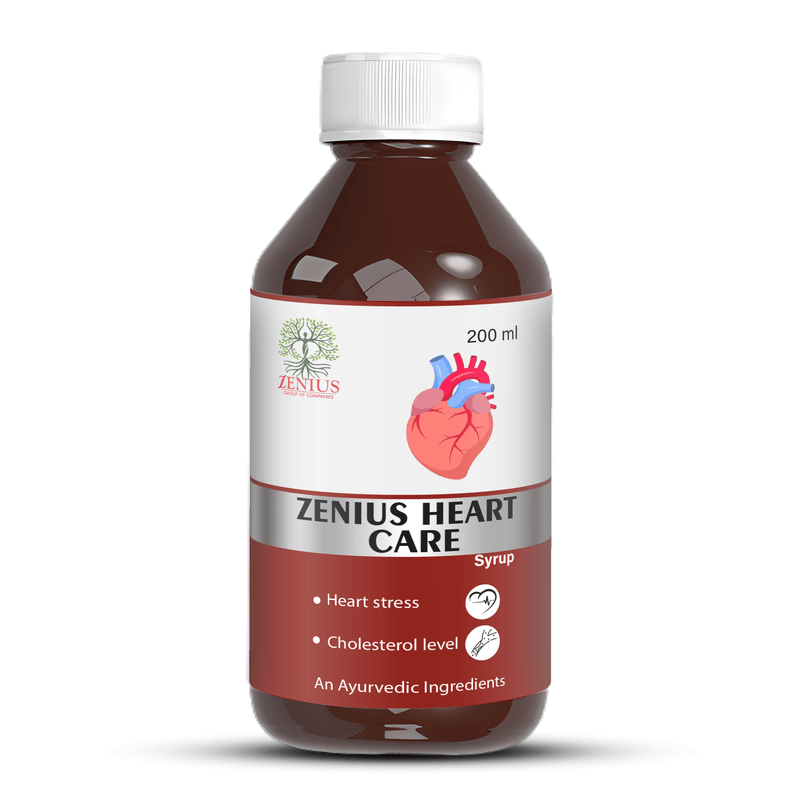 Zenius Heart Care Syrup - Natural Cardiovascular Support for Heart Health and Circulatory Wellness - 200ml Syrup