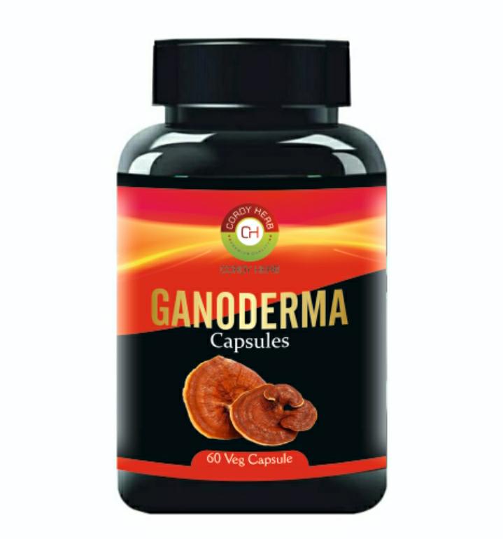 Cordy Herb Ganoderma (reishi) Capsules - Mushroom Capsule For Immunity Booster And Health Heart For Men & Women - 60 Capsules