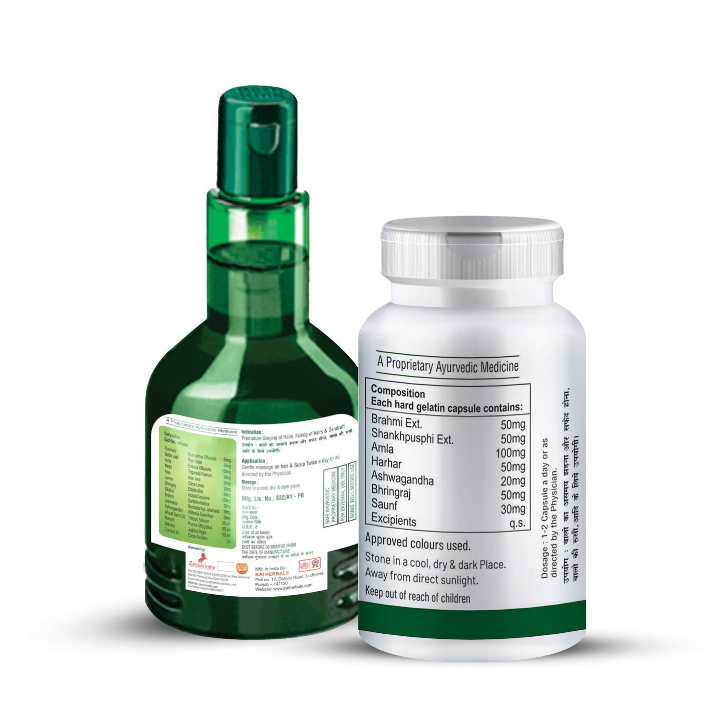 Zenius Hair O Care Kit for Great Hair Growth Treatment