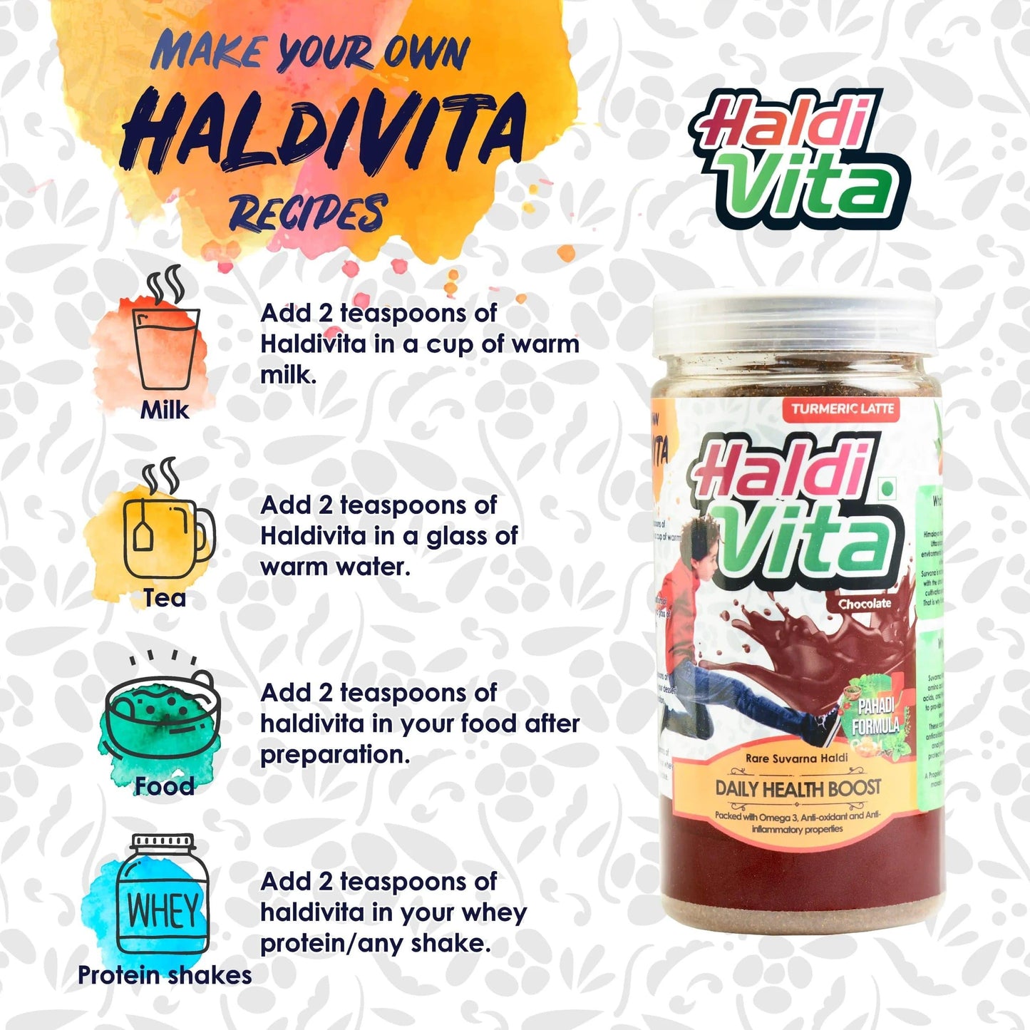 Haldi Vita Haldivita Turmeric Latte, Chocolate (250g)