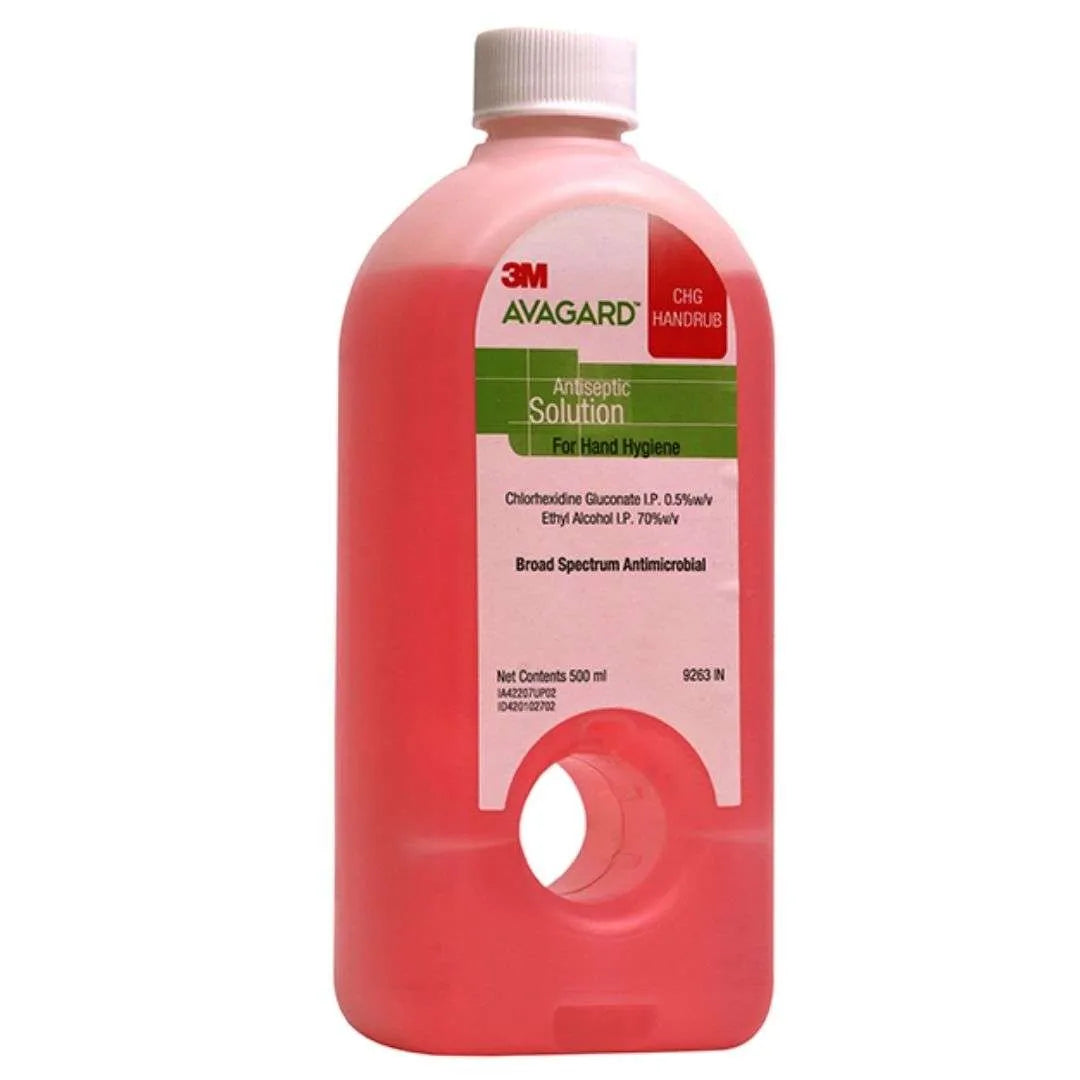 3M Avagard CHG Handrub Hand Sanitizer Antiseptic Solution - 500ml