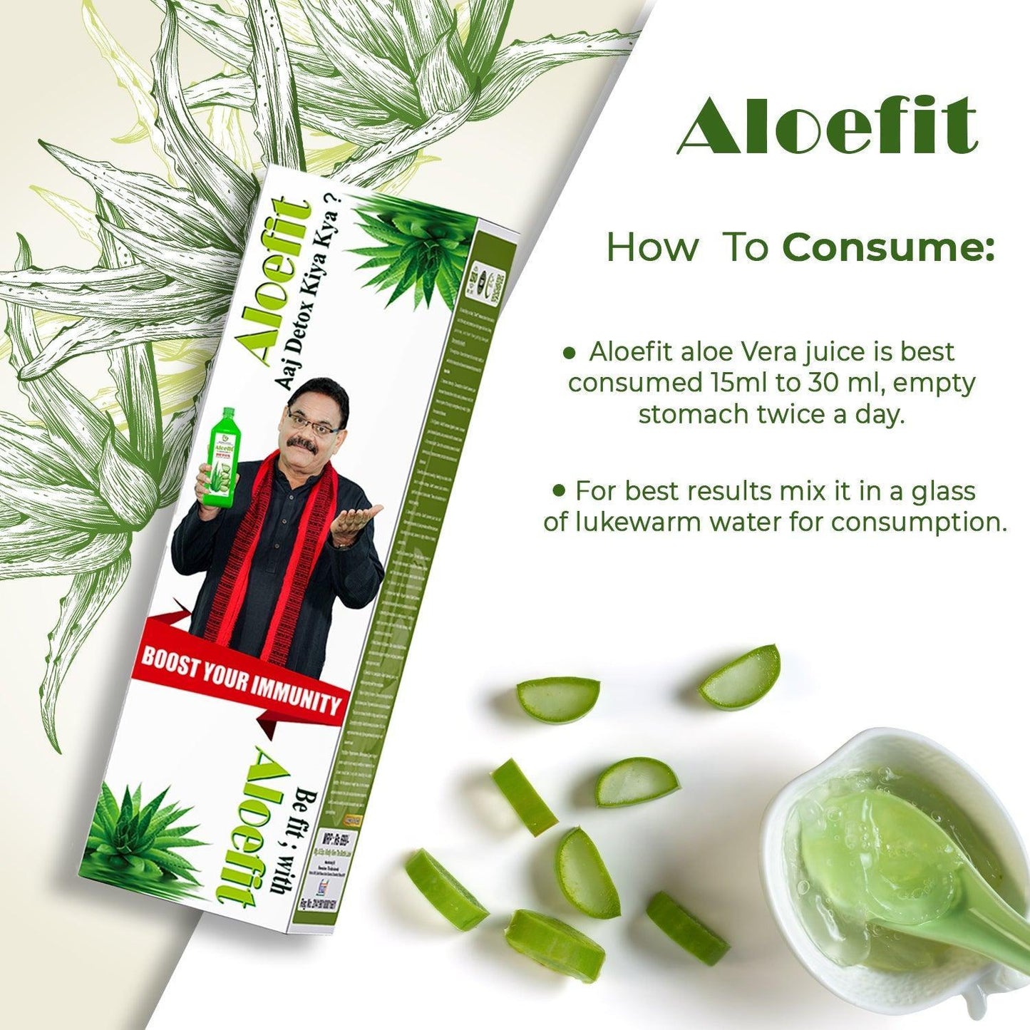 Pharma Science Aloefit Aloevera Detox Juice