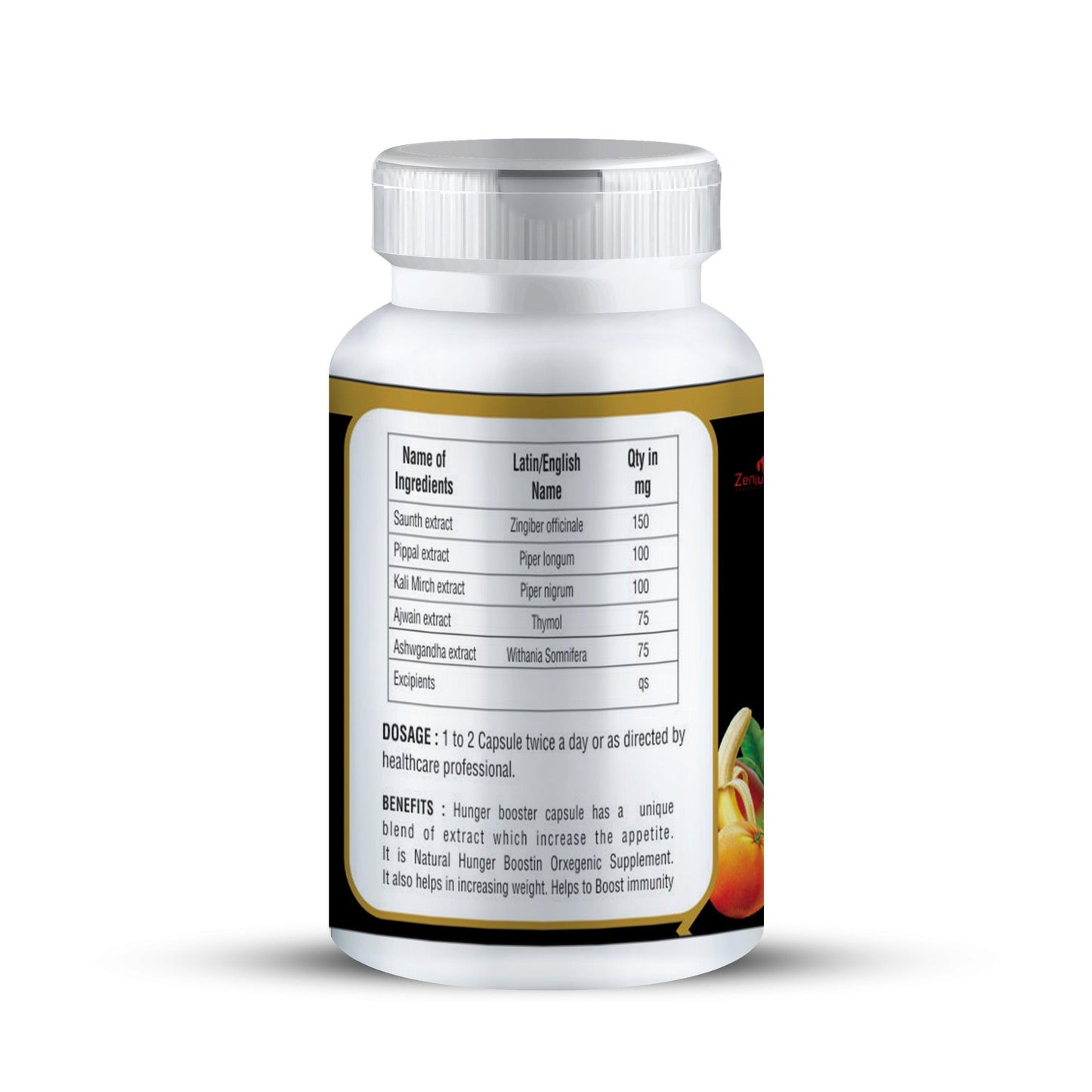 Zenius Hunger Booster Capsule for Hunger Power Appetite Booster