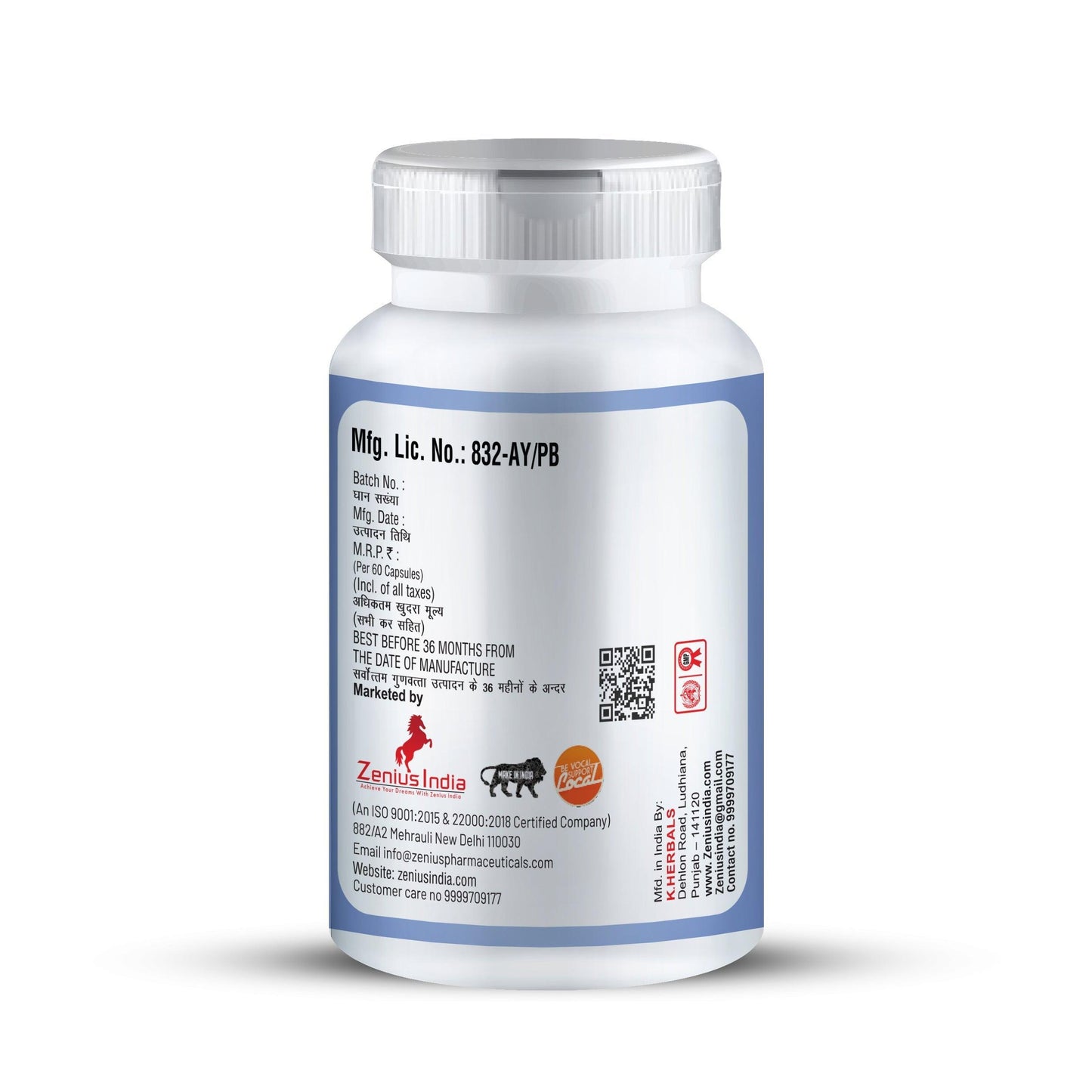 Zenius Immnue Power Capsule for Improves Immunity to Fights Bacteria & Viruses