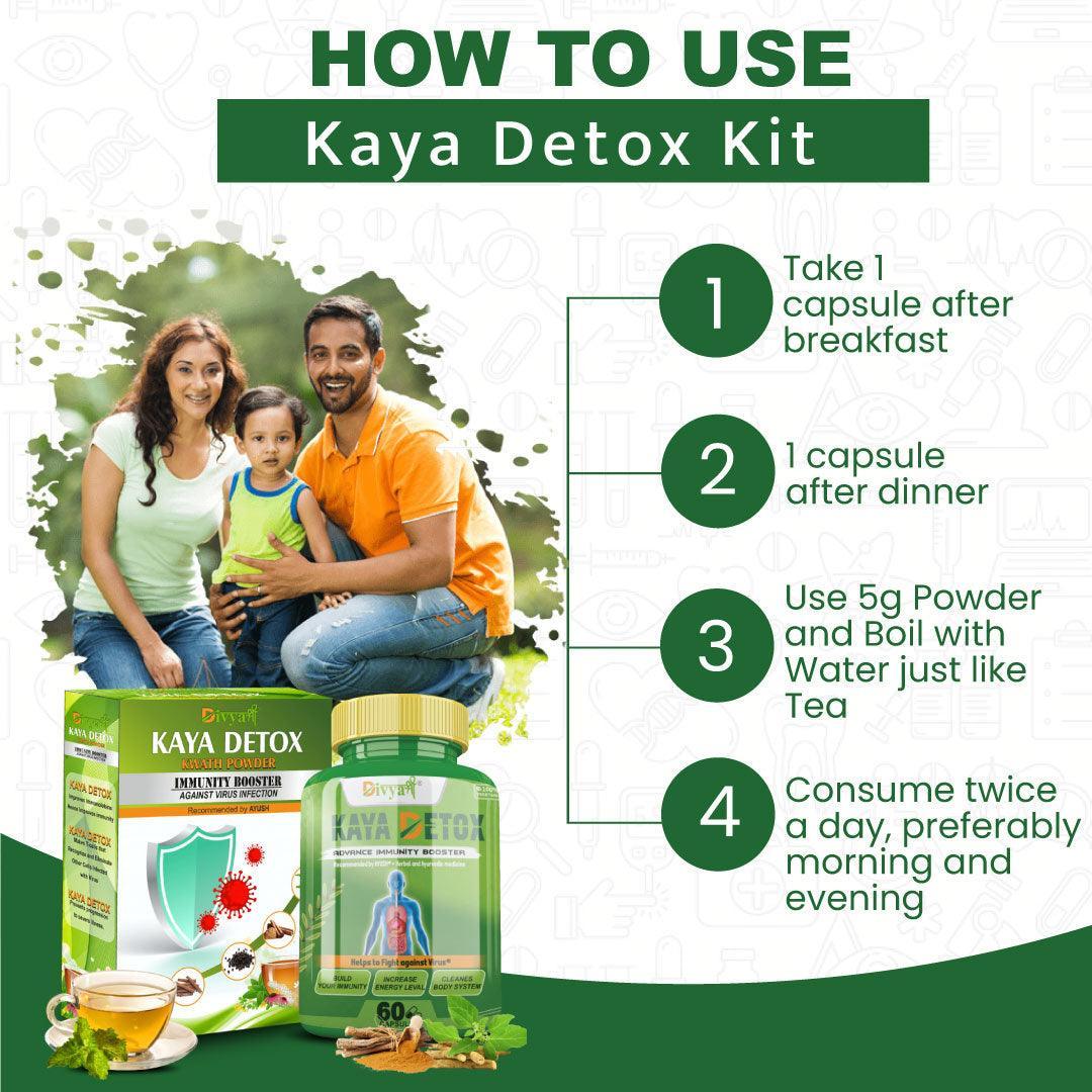 Divya Shree Kaya Detox Capsule & Kwath Kadha Powder