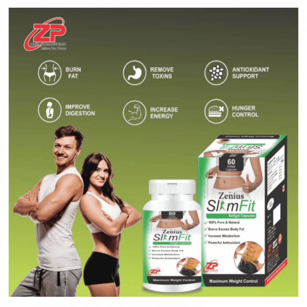 Zenius Slim Fit Capsule For weight loss medicine ayurvedic fat burner (60 Capsules)
