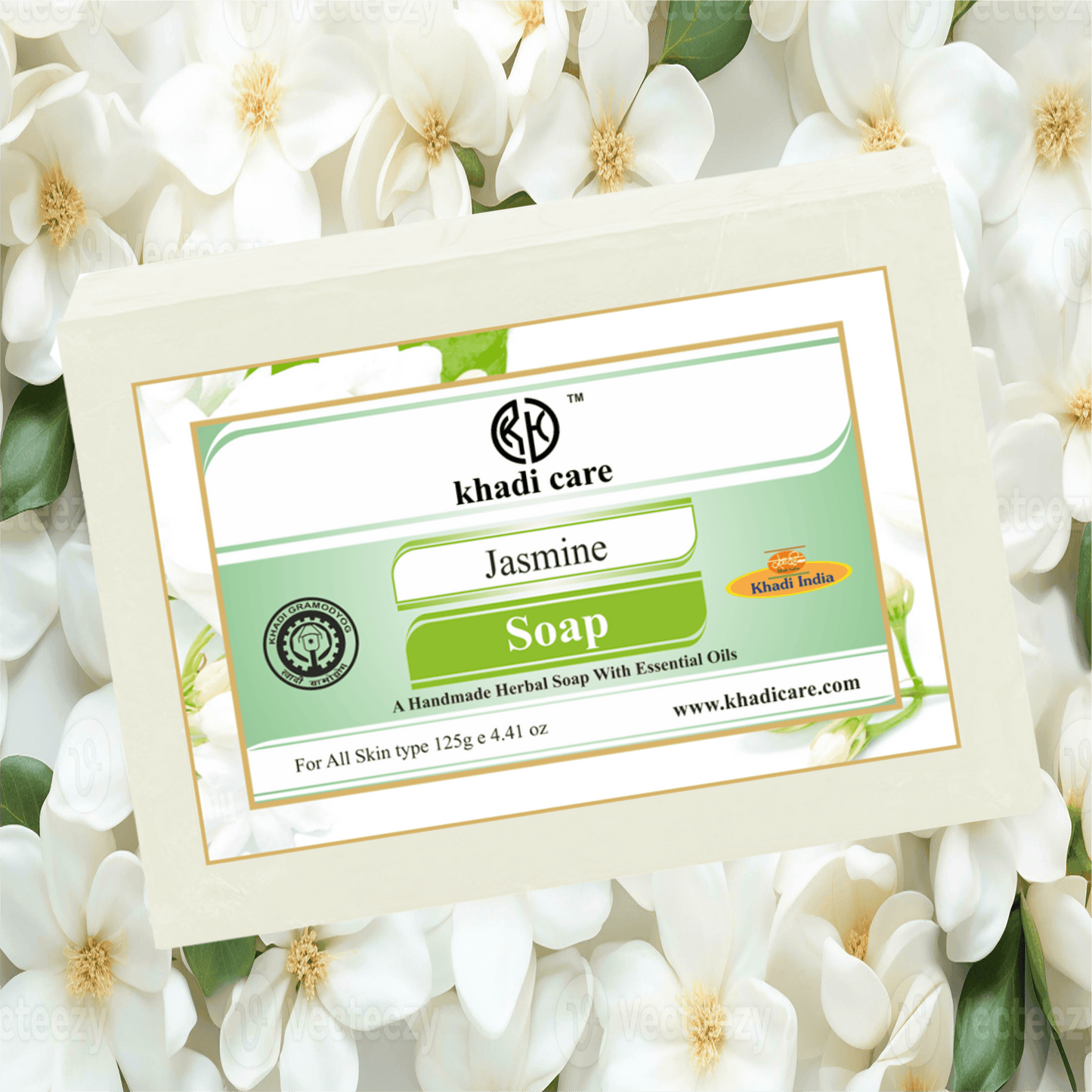 Khadi Care Herbal Jasmine Soap - 125g