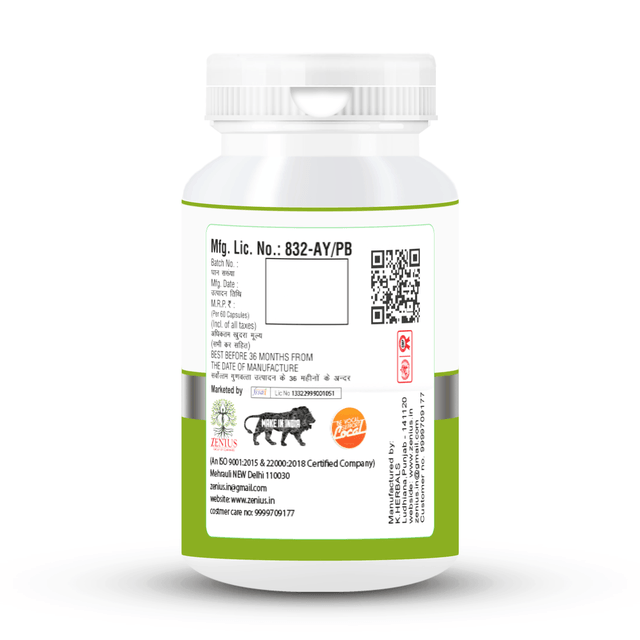 Zenius Moringa Tablets - Nutrient-Dense Tablets for Energy, Immunity, and Overall Wellness - 60 Tablets