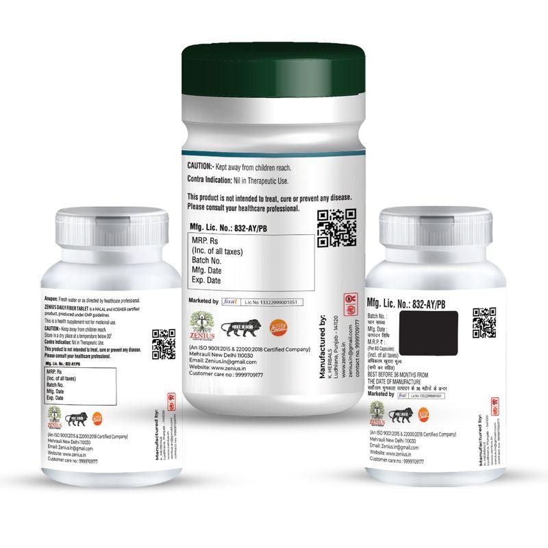 Zenius Digestive Health Kit - Digestive Health Medicine for Digestion, Absorption, and Hunger Control