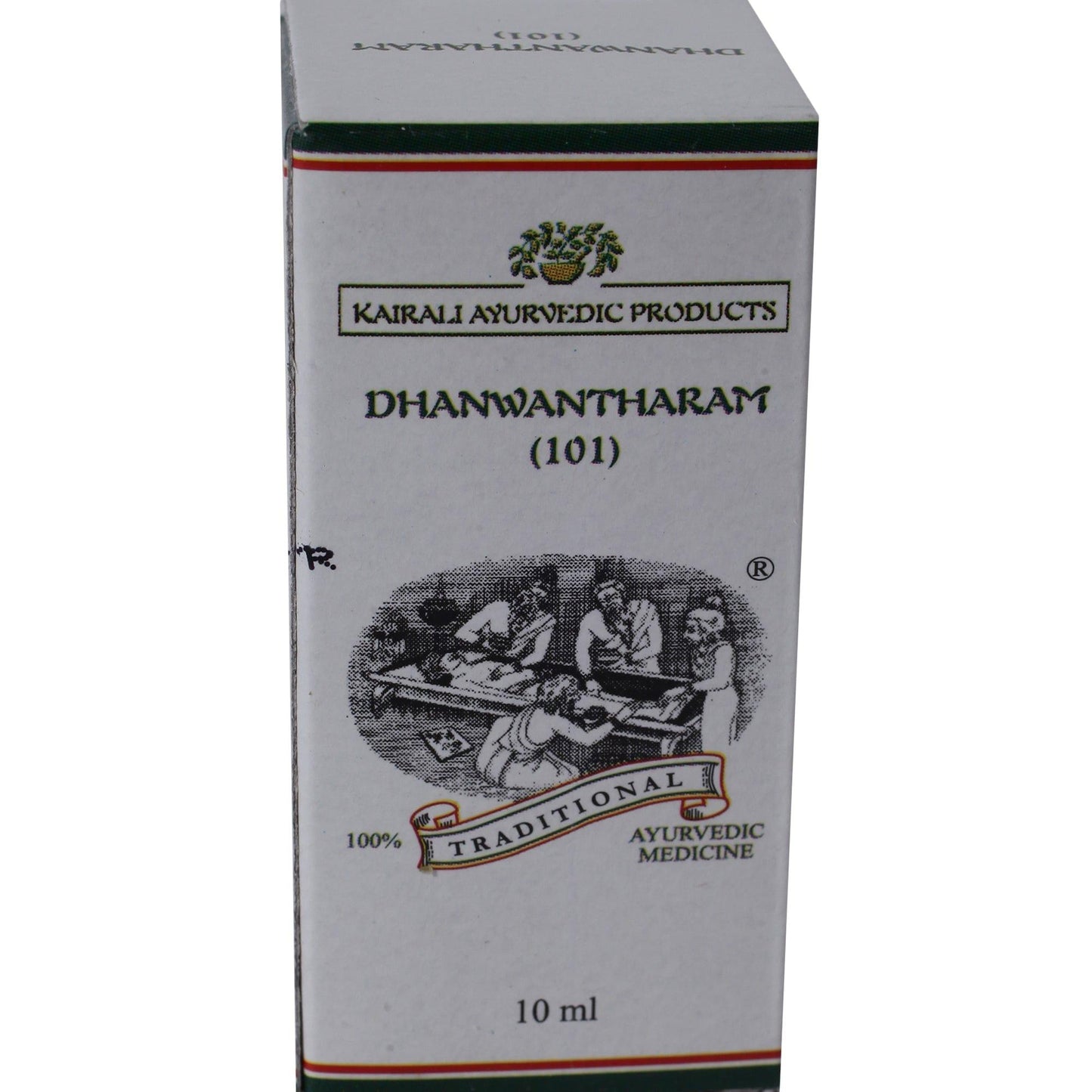 Kairali Ayurveda Group Kairali Dhanwanthram Thailam - Ayurvedic Oil for Joint Pain, Swelling, Rheumatic and Nervous Disorders (200 ml)