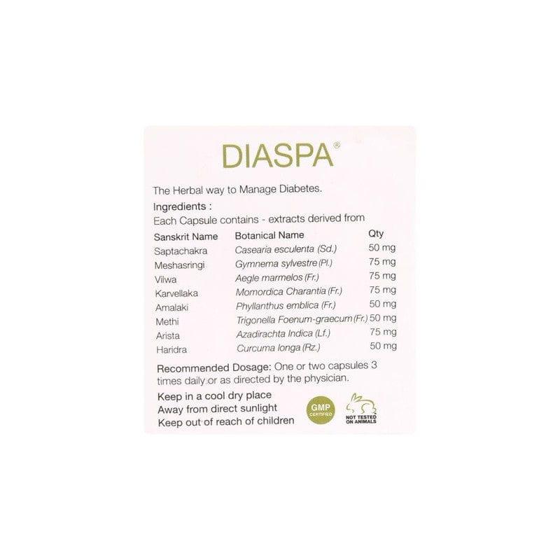 Kairali Diaspa Diabetes Capsules (60 Capsules)