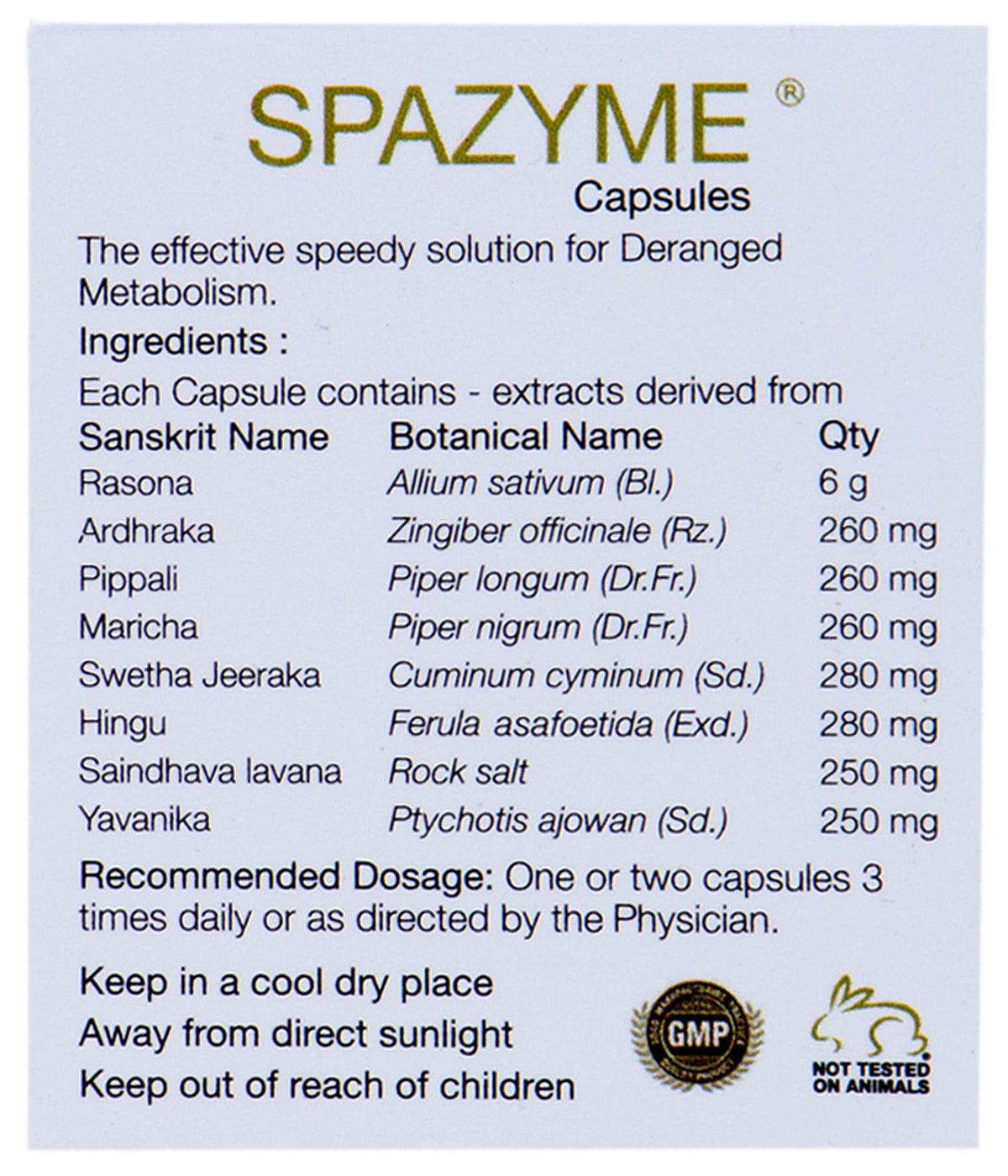 Kairali Spazyme Capsules