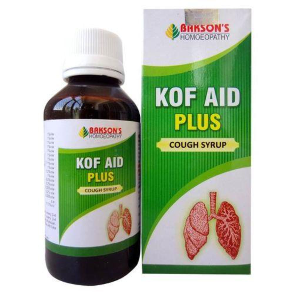 Bakson's Homoeopathy Kof Aid Plus Cough Syrup - 115ml
