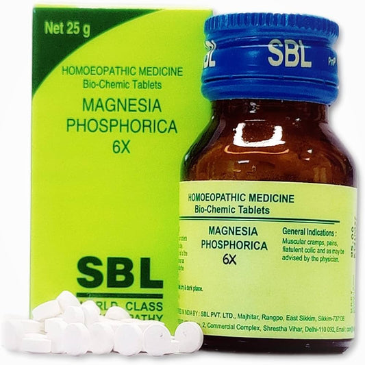 SBL Magnesia Phosphorica Biochemic Tablet 6X - 25gm