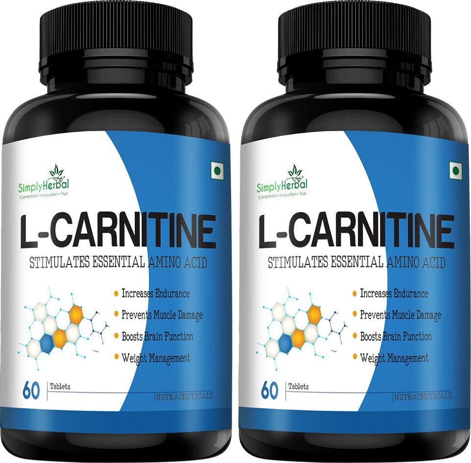 Simply Herbal L-Carnitine 500mg Tablet - 60 Tablets