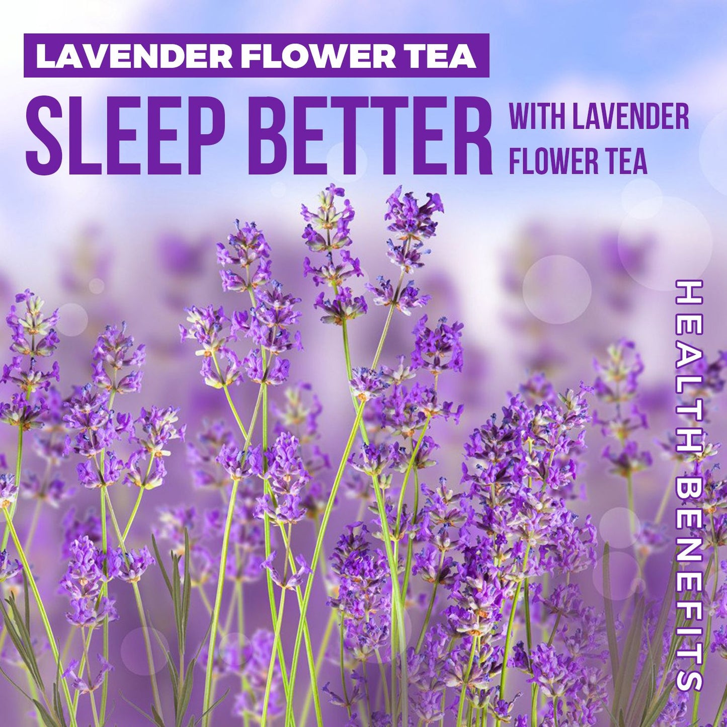 Vanalaya Organic Lavender Flower Tea from Sun Dried Flowers For Stress Relief 30gm
