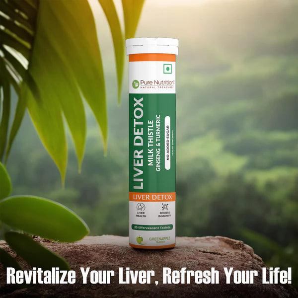Pure Nutrition Liver Detox 20 Effervescent Tablets