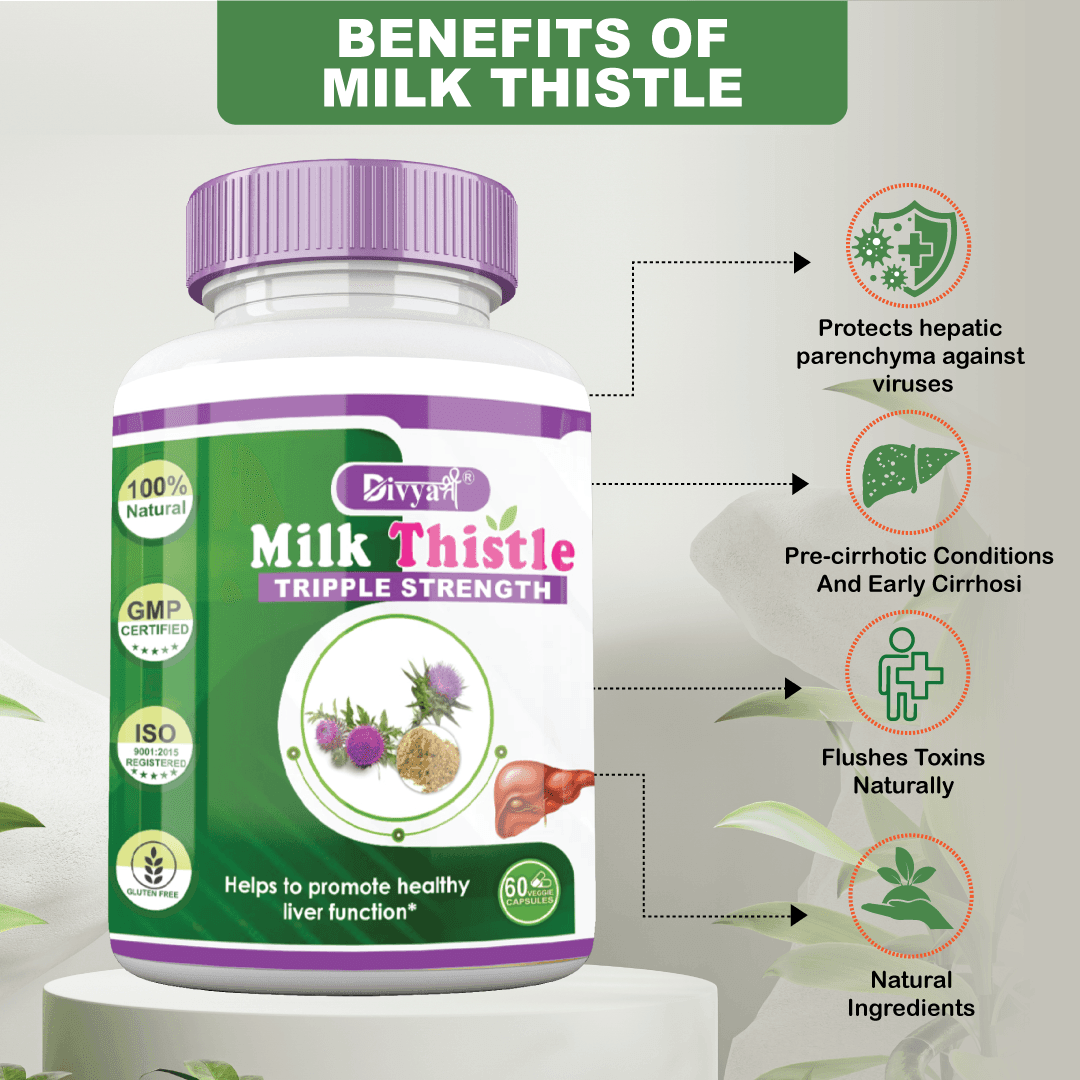 Divya Shree Milk Thistle Capsule - 60 Capsules