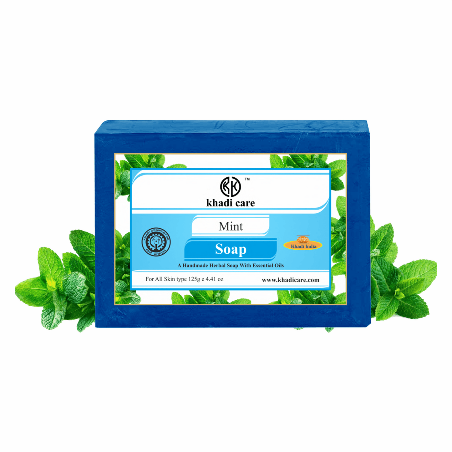 Khadi Care Herbal Mint Soap - 125g