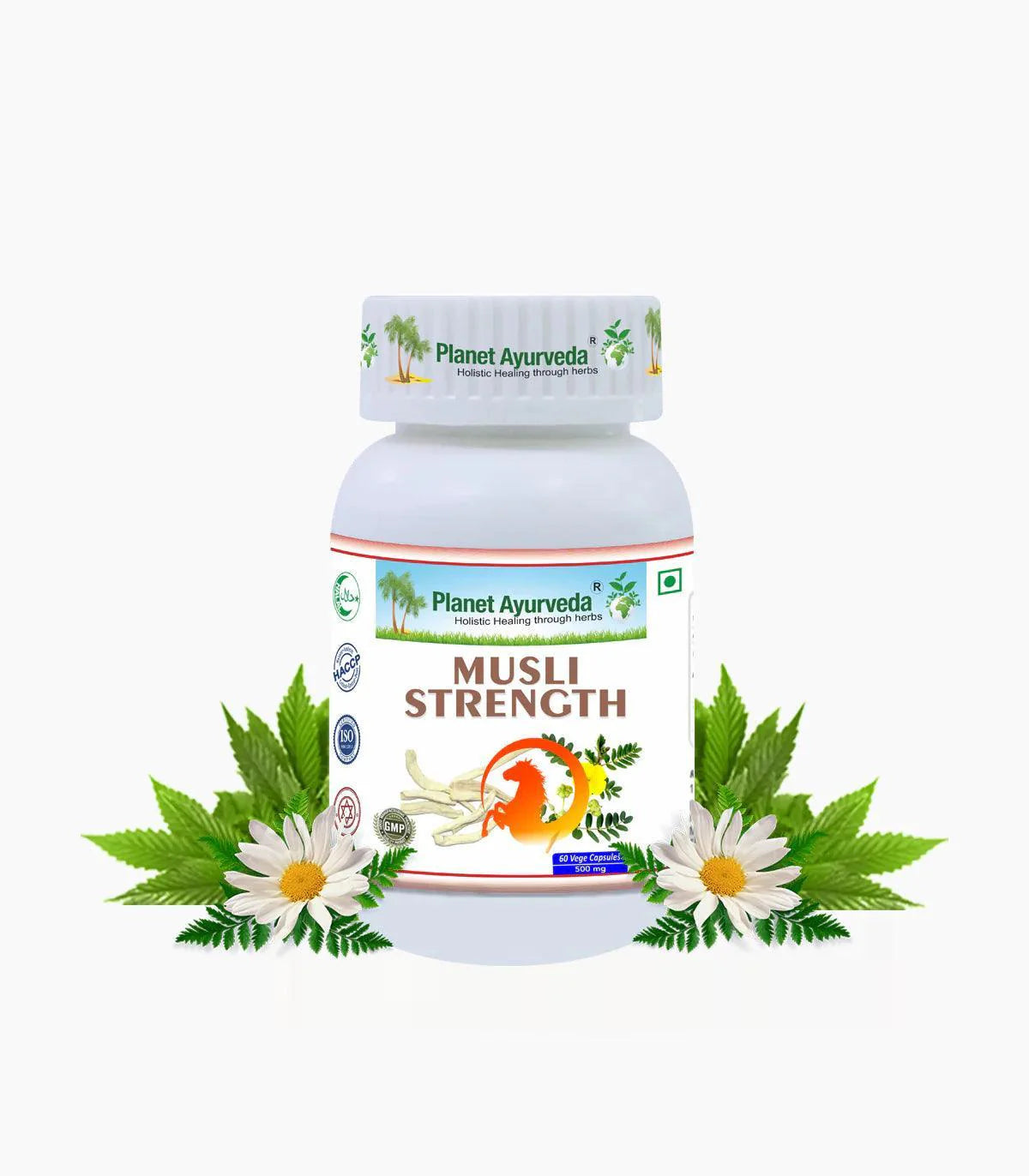 Planet Ayurveda Musli Strength Vege Capsule - 60 Capsules