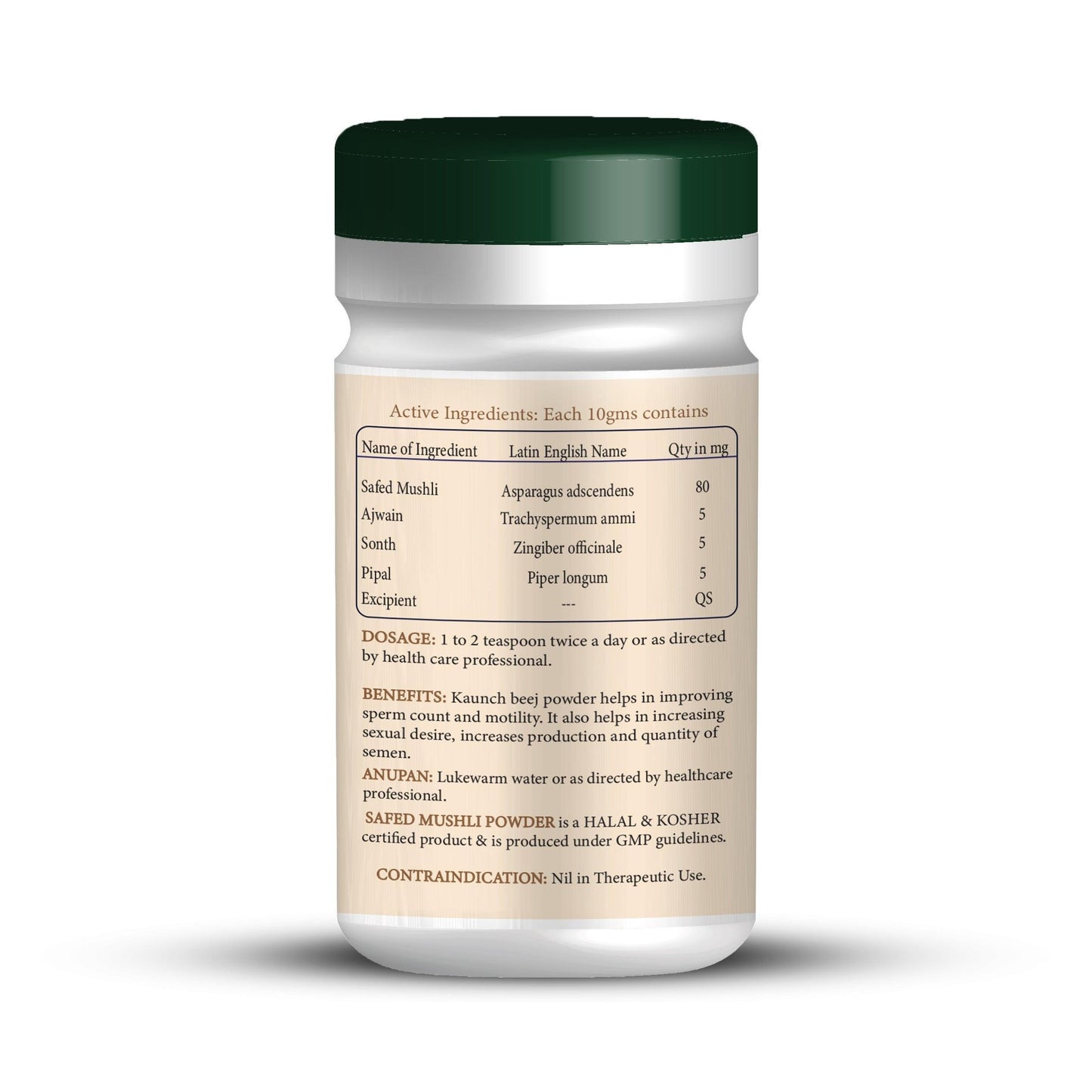 Zenius Musli Powder | for Strength Stamina & Endurance - 100g