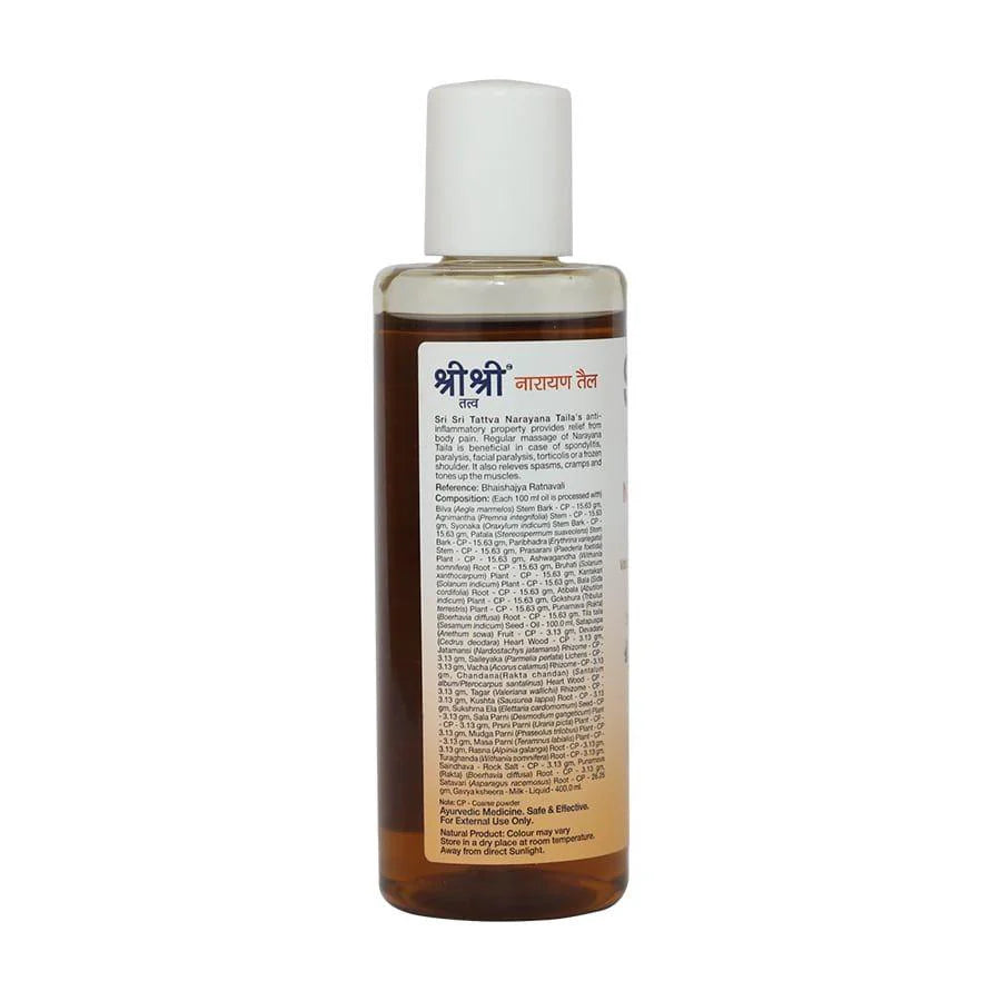 Sri Sri Tattva Narayana Taila | Manages Vata Dosha & Fatigue - 100ml