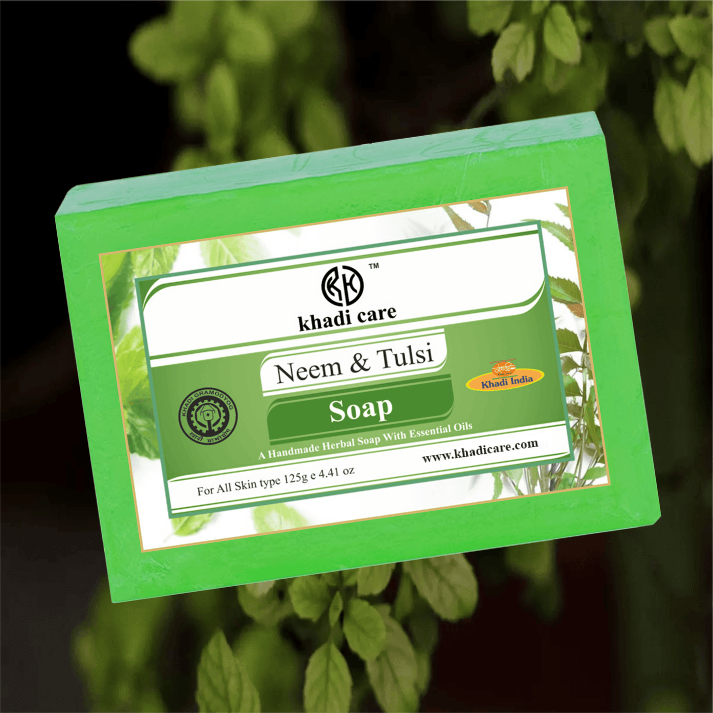 Khadi Care Herbal Neem Tulsi Soap - 125g