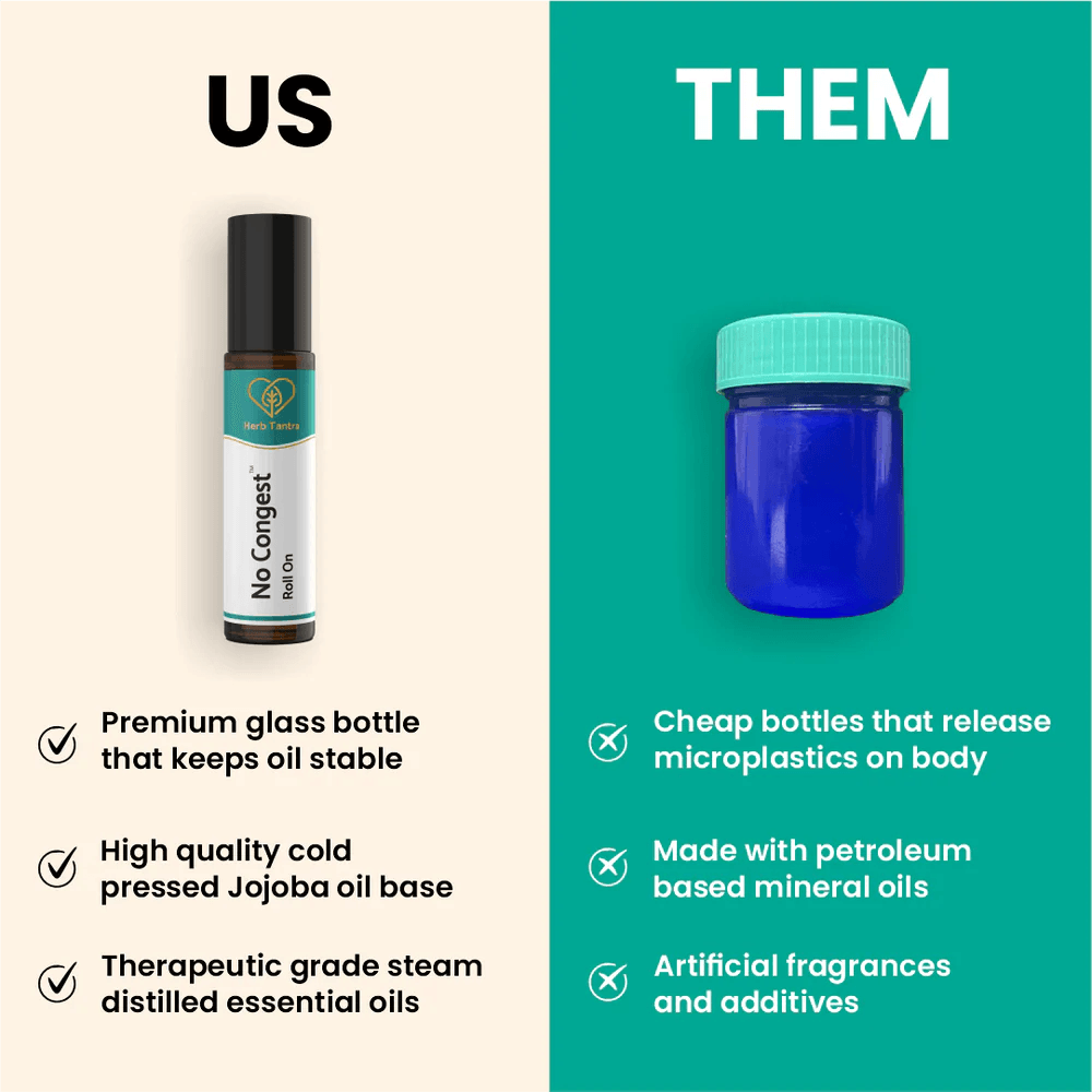 Herb Tantra No Congest Roll On - Sinus Relief - (9 ml)