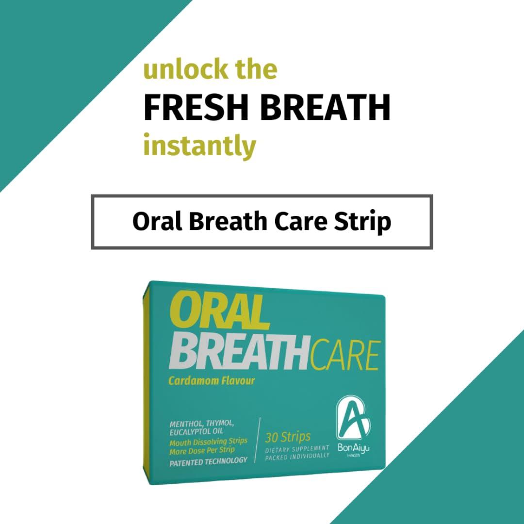 BonAyu Oral Breath Care Mouth Dissolving Strip Cardamom