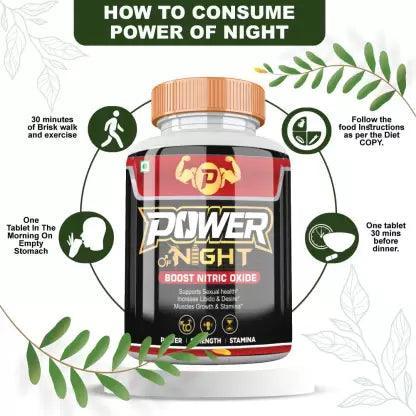 Divya Shree Power Of Night Sexual Power | Male Enhancement Supplement | Ayurvedic Capsule For Men 60 Capsule Jeevan Care Ayurveda