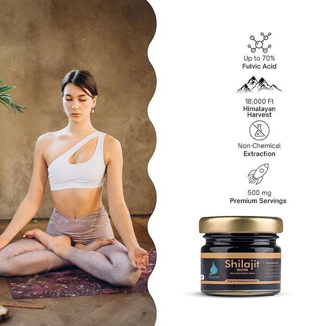 Vedapure Shudha Shilajit Resin - 25g - Boost Performance | Resin Lab-Tested for Purity | Silajit Natural Bodybuilding | Himalayan shilajit | shilajit Power | Energy | Stamina | Strength