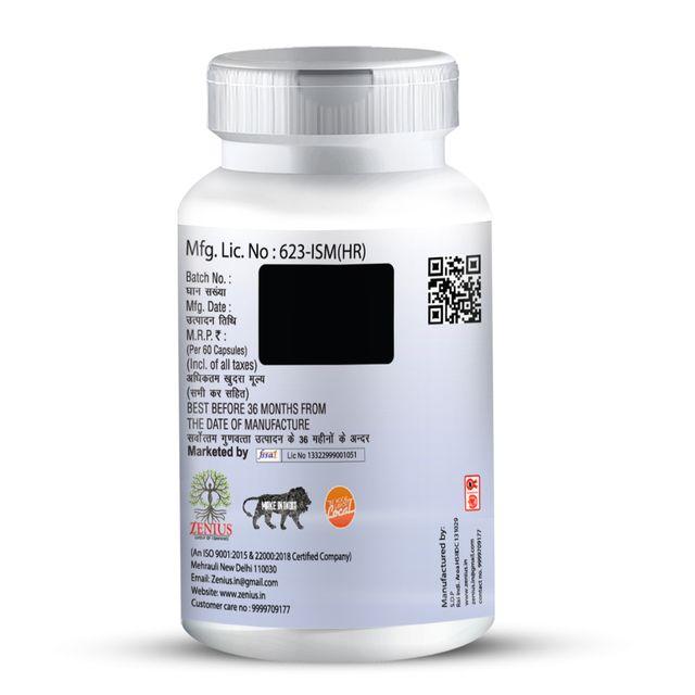 Zenius Liver Balance Capsules - Liver Detox Capsules for Liver and Digestive Health Improvement - 60 Capsules