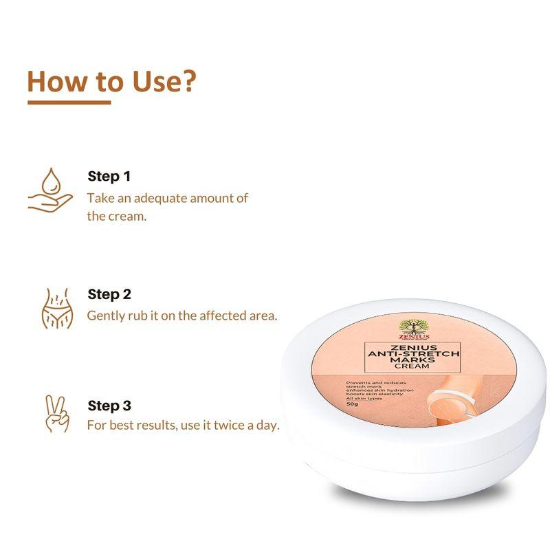 Zenius Anti Stretch Marks Cream - 50gm Cream