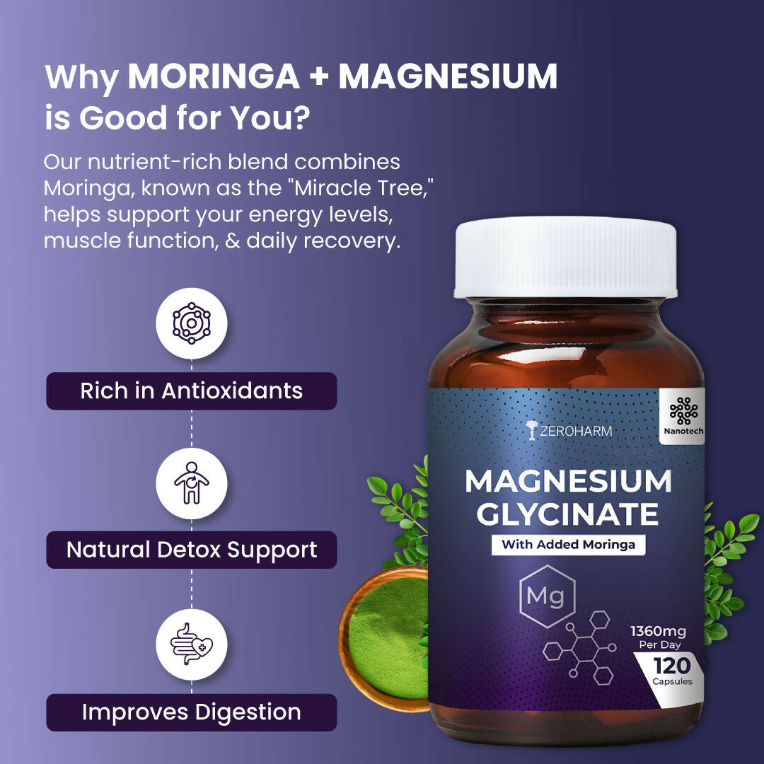 Zeroharm Magnesium Glycinate Capsules