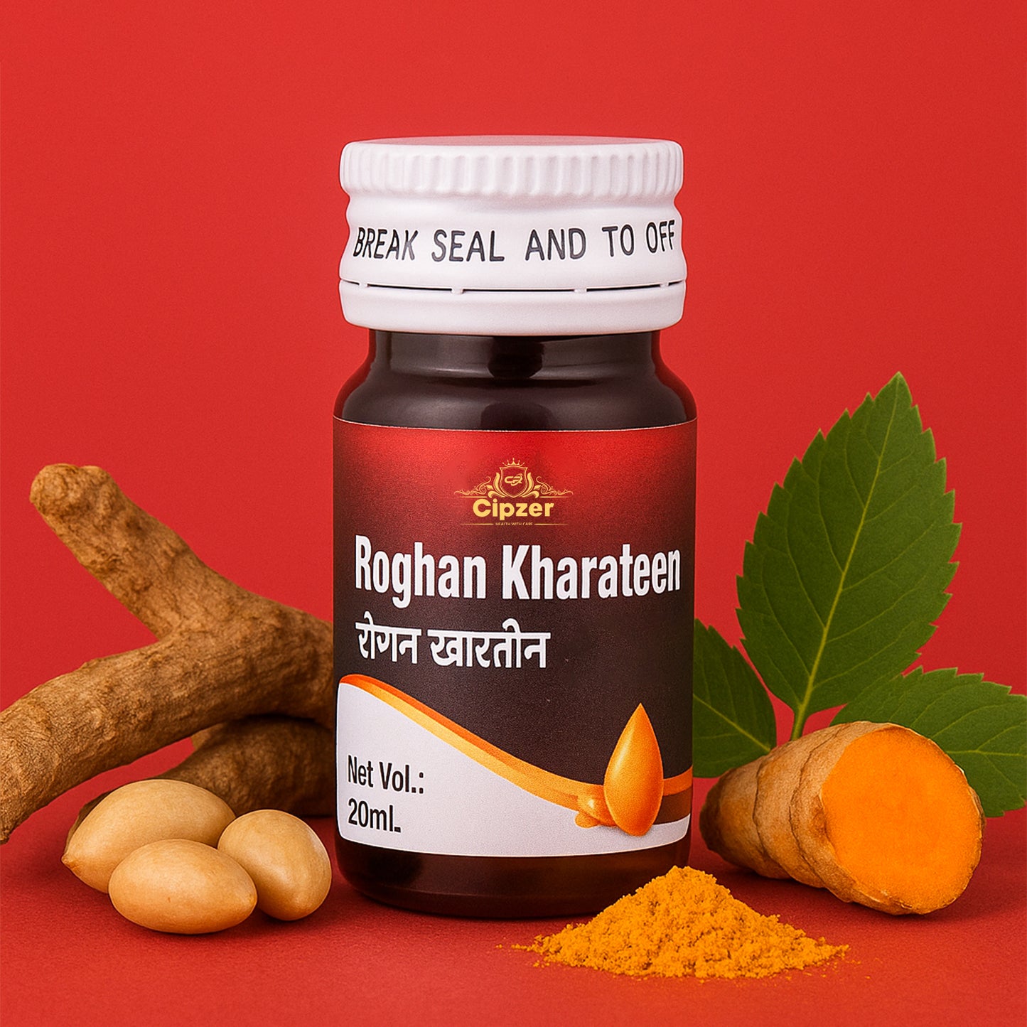 Cipzer Roghan Kharateen 20 ML | Herbal Oil To Enhance Sexual Health, Vitality & Stamina Naturally