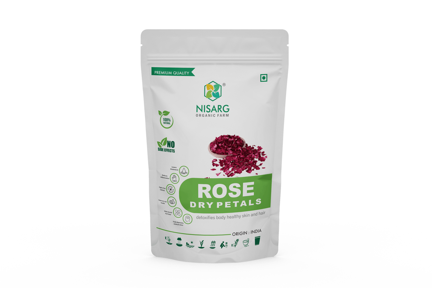 Nisarg Organic Farm Red Rose Petlas